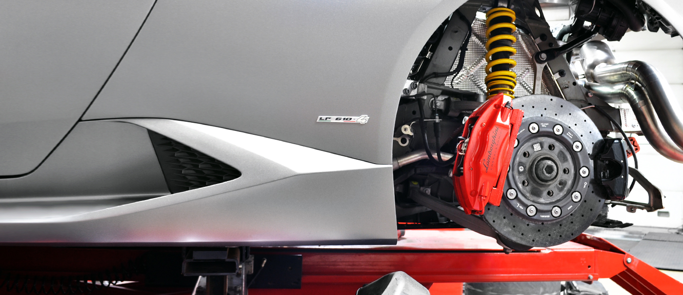 Lamborghini Huracan carbon ceramic brakes and suspension upgrades