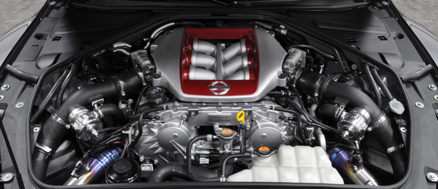 STM R35 GTR titanium intake kit installed