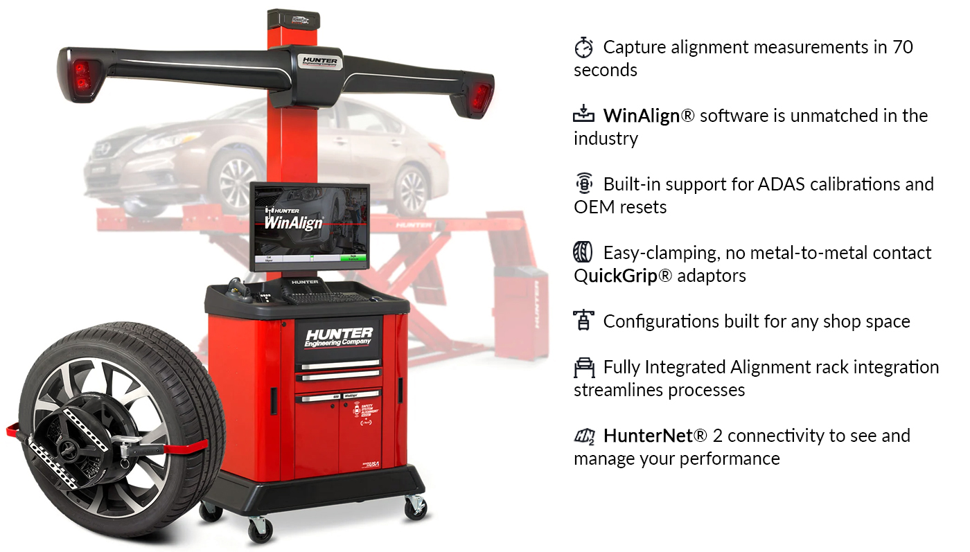 Hunter HawkEye Vehicle Alignment in Rochester NY