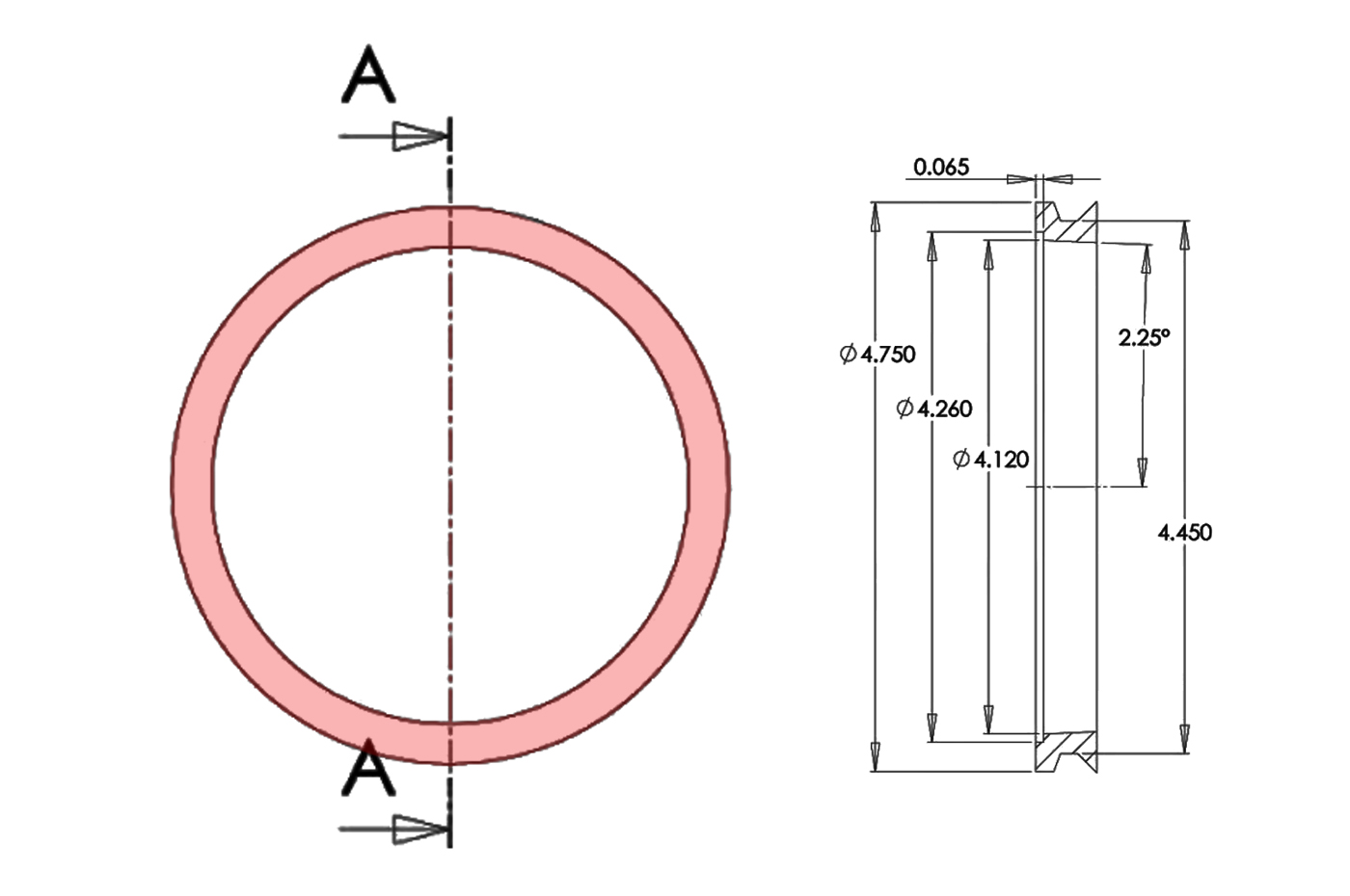 PTE Promod V-Band Outlet Diagram
