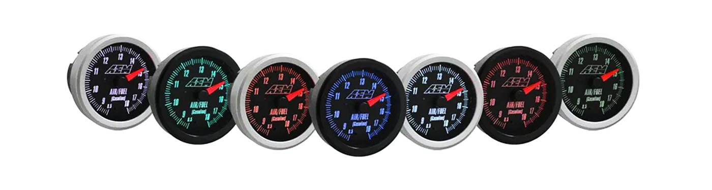 Backlight Colors for AEM Analog Gauges