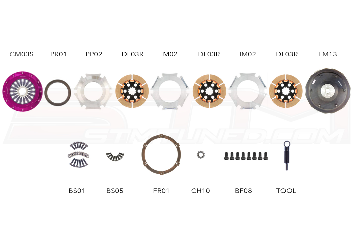 Exedy Clutch Rebuild Parts