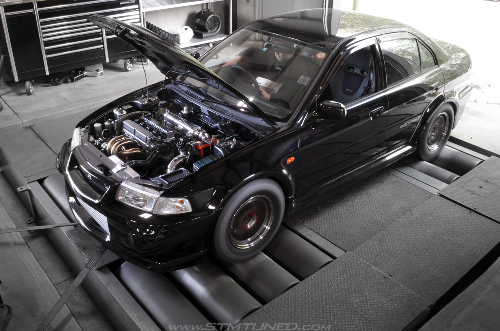 Black Mitsubishi JDM RHD Evo V